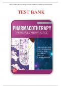 TEST BANK for Pharmacotherapy Principles and Practice 6th Edition Chisholm-Burns Test Bank&period; ALL 102 CHAPTERS &lpar;Complete Download&rpar;&period;&sol;&sol;ISBN NO&colon;1260460274&sol;&sol;Graded A&plus;