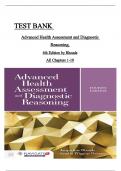 TEST BANK For Advanced Health Assessment and Diagnostic Reasoning&comma; 4th Edition by Jacqueline Rhoads&comma; Verified Chapters 1 - 18&comma; Complete Newest Version ISBN&colon;9781284170313