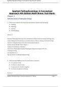Applied Pathophysiology A Conceptual Approach 4th Edition Nath Braun Test Bank&period;