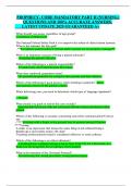 PROPHECY- CORE MANDATORY PART II &lpar;NURSING&rpar; QUESTIONS AND 100&percnt; ACCURATE ANSWERS&period; LATEST UPDATE 2025 GUARANTEED A&plus;