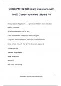 GRCC PN 132 EXAM PACKAGE DEAL QUESTIONS AND VERIFIED DETAILED ANSWERS &vert; 100&percnt; GUARANTEED PASS &vert; ALREADY GRADED A&plus;