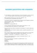 NSG6006 QUESTIONS AND ANSWERS