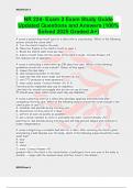 NR 224- Exam 3 Study Guide Updated Questions and Answers &lpar;100&percnt; Solved 2025 Graded A&plus;&rpar;