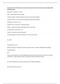 Assessment of the Cardiovascular system- Exam Questions and Correct Answers Latest Update 2025 &lpar;Already Passed&rpar;