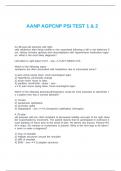 AANP ADULT GERONTOLOGY PRIMARY CARE NURSE PRACTIOTIONER STUDY GUIDE