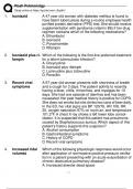 PULMONARY ROSH REVIEW EXAM LATEST WITH 143 ACTUAL QUESTIONS AND CORRECT VERIFIED ANSWERS ALREADY GRADED A&plus; 100&percnt; GUARANTEED PASS&excl;