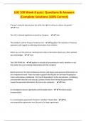 LEG 100 EXAMS BUNDLE&vert; Questions & Answers &lpar;