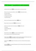 CTE Exam 1 questions and answers 