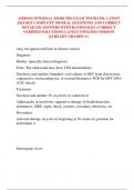 AMBOSS INTERNAL MEDICINE EXAM TESTBANK LATEST 2024-2025 COMPLETE 700 REAL QUESTIONS AND CORRECT DETAILED ANSWERS WITH RATIONALES &lpar;CORRECT VERIFIED SOLUTIONS&rpar; LATEST UPDATED VERSION &vert;ALREADY GRADED A&plus;