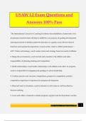 USAW L2 Exam Questions and Answers 100&percnt; Pass