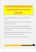 Local USAW Referee Exam for the Squad Questions and Answers 100&percnt; Pass