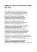 Arkansas Driver License Study Guide - July 2023Arkansas Driver License Study Guide - July 2023