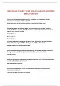 IQBA EXAM 3 QUESTIONS AND ACCURATE ANSWERS 100&percnt; VERIFIED