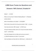 LVMH LATEST EXAM PACKAGE DEAL QUESTIONS AND VERIFIED DETAILED ANSWERS &lpar;100&percnt; CORRECT&rpar; ANSWERS&rpar; &vert; ALREADY GRADED A&plus;
