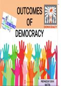 Outcomes of Democracy