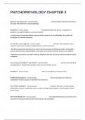 PSYCHOPATHOLOGY CHAPTER 3 Certification Review Exam Questions With Accurate Correct Answers&period;