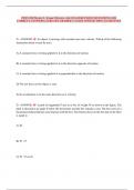 PHYS 250 Physics I - Exam 2 Review&period; ALL EXAM REVISION QUESTIONS AND CORRECT ANSWERS &lpar;ALREADY GRADED A&plus;&rpar; &lpar;2024 UPDATE&rpar; 100&percnt; GUARANTEE