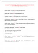 PGA Level 1 Business Planning&period; All Revision Questions and Correct Answers &lpar;Already Graded A&plus;&rpar; &lpar;2024 Update&rpar; 100&percnt; Guaranteed