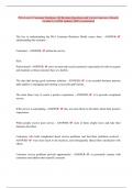 PGA Level 1 Customer Relations&period; All Revision Questions and Correct Answers &lpar;Already Graded A&plus;&rpar; &lpar;2024 Update&rpar; 100&percnt; Guaranteed
