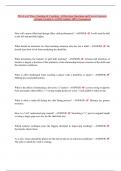 PGA Level Three Teaching & Coaching&period; All Revision Questions and Correct Answers &lpar;Already Graded A&plus;&rpar; &lpar;2024 Update&rpar; 100&percnt; Guaranteed