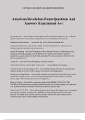 American Revolution Exam Questions And Answers &lpar;Guaranteed A&plus;&rpar;