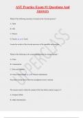 AST Practice Exam &num;1 Questions And  Answers