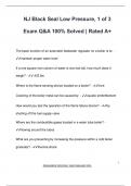 NJ Black Seal Low Pressure&comma; 1 of 3 Exam Q&A 100&percnt; Solved &vert; Rated A&plus;