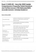 Exam 3&colon; NURS 615 - Maryville &vert;2025 Update Comprehensive Frequently Tested Questions And Verified Answers With Rationales&vert;100&percnt; Accurate Answers &vert; Already Graded A&plus;