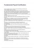 Fundamental Payroll Certification NEWEST 2025&sol;2026 ACTUAL EXAM COMPLETE QUESTIONS AND CORRECT DETAILED ANSWERS &lpar;VERIFIED ANSWERS&rpar; &vert;ALREADY GRADED A&plus;&vert;&vert;BRAND NEW VERSION&excl;&excl;