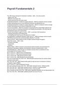 Payroll Fundamentals 2Updated 2026&sol;2027 Questions with Expert-Verified Answers