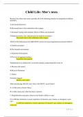 Child Life Mer's tests