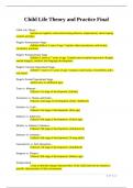 Child Life Theory and Practice Final