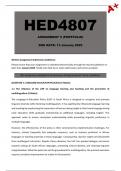 HED4807 Assignment 5 PORTFOLIO (COMPLETE ANSWERS) 2024 - DUE 13 January 2025