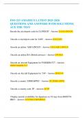  FSO 215 AMADEUS LATEST 2025-2026 QUESTIONS AND ANSWERS WITH SOLUTIONS&vert; ACE THE TEST