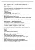 FCP - FORTIGATE 7&period;4 ADMINISTRATOR SAMPLE QUESTIONS
