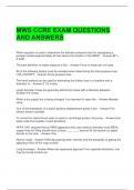  MWS CCRE EXAM QUESTIONS AND ANSWERS 