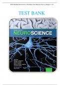 Neuroscience 7th Edition Test Bank by Purves&comma; Chapters 1-34 &vert; Complete Guide A&plus;