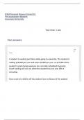 D363 Personal Finance Correct 61&vert; Pre-assessment passed Western Governors University