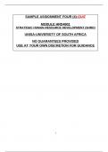 &lpar;SHRD&rpar; HRD4801 ASSIGNMENT 4-QUIZ 4
