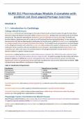 NURS 251 Pharmacology Module 3 complete with problem set &lpar;last pages&rpar; Portage Learning