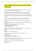 COPE HEALTH SCOLAR WRITTEN EXAM PACKAGE DEAL WITH COMPLETE SOLUTIONS&excl;&excl;