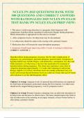 NCLEX PN 2025 QUESTIONS BANK WITH  500 QUESTIONS AND CORRECT ANSWERS  WITH RATIONALES&sol; 2025 NCLEX PN EXAM  TEST BANK&sol; PN NCLEX EXAM PREP &lpar;NEW&rpar;