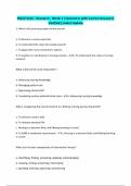 NSGD 3216 - Research - Week 1 &vert;Questions with Correct Answers&vert; Verified&vert; Latest Update