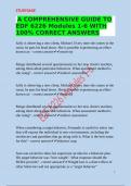 A COMPREHENSIVE GUIDE TO  EDF 6226 Modules 1-6 WITH 100&percnt; CORRECT ANSWERS