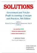 Solutions for Government and Not-for-Profit Accounting&colon; Concepts and Practices&comma; 9th Edition by Granof