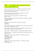 FMS - Level 2&vert;&vert; 50 Questions&vert;&vert; Correct Answers&lpar;RATED A&plus;&rpar;