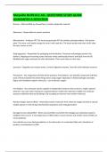 Maryville NURS 611 ALL QUESTIONS STUDY GUIDE GUARANTEE A 2025&sol;2026