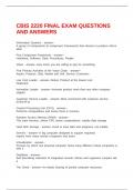 CBIS 2220 FINAL EXAM QUESTIONS AND ANSWERS