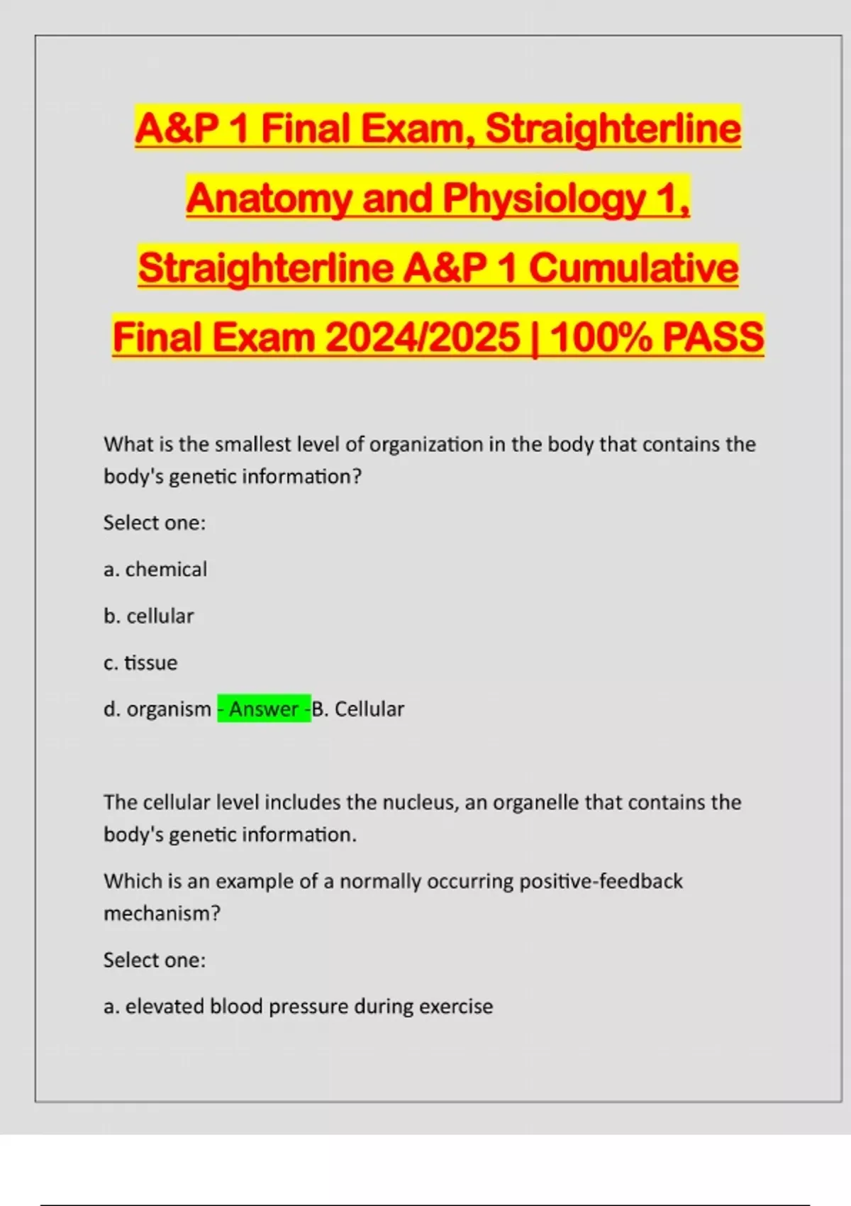a-p-1-final-exam-straighterline-anatomy-and-physiology-1