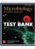 TEST BANK FOR MICROBIOLOGY&comma; ASYSTEMS APPROACH&comma; 6TH EDITION&period; MARJORIE KELLY COWAN&comma; HEIDI SMITH&period; WITH 100&percnt; C0RRECT AND VERIFIED ANSWERS&period;LATEST 2025 UPDATE&period; GUARANTEED A